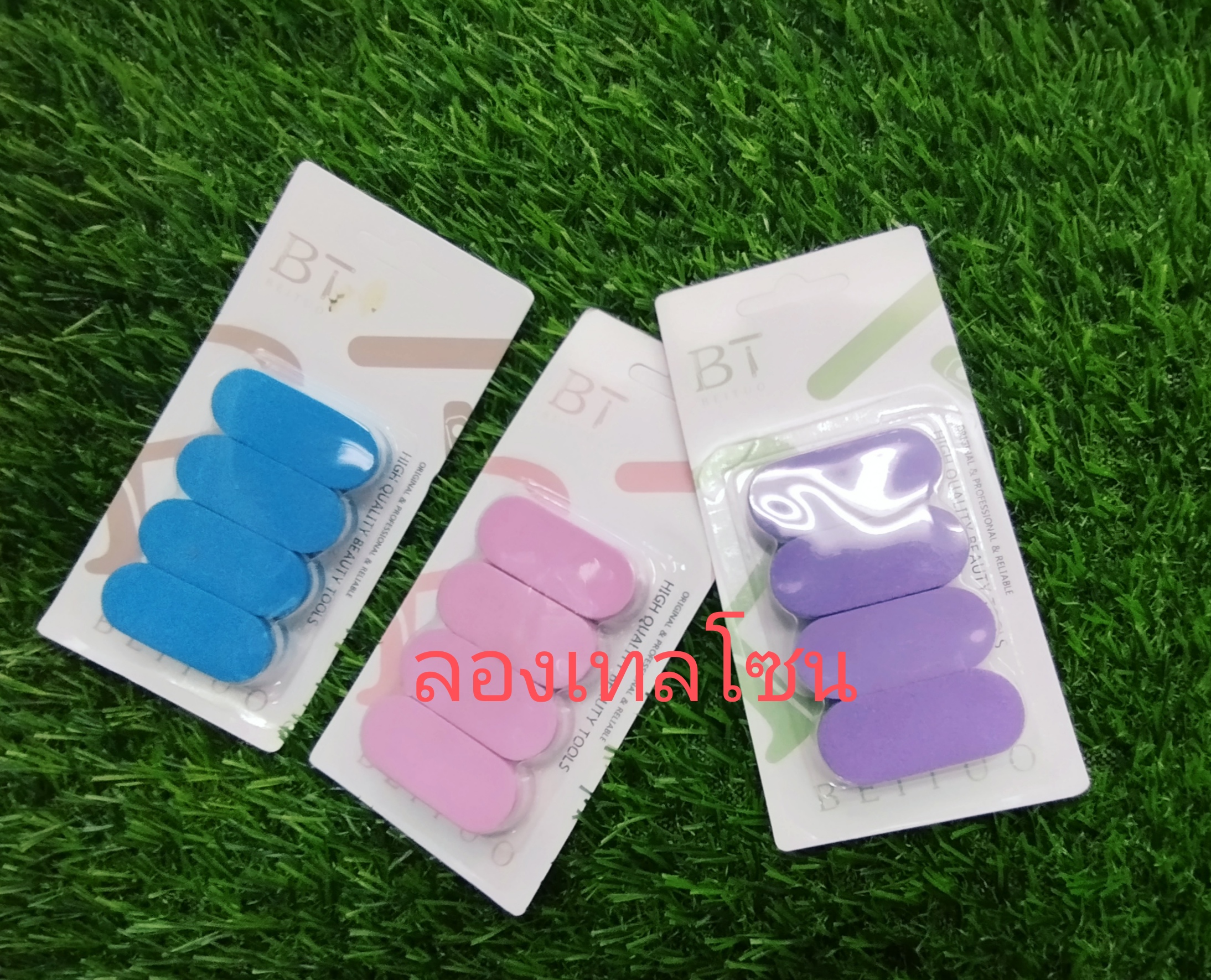 ตะไบขัดเล็บสีสั้น 1*4 แผง TJ4291